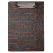 Porte-bloc Crocodile du Nil de châtaignes Texture Imprimer (Devant)