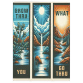 Porte-bloc Croître par ce que vous allez Trru (Dos)