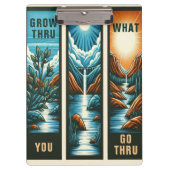 Porte-bloc Croître par ce que vous allez Trru (Devant)