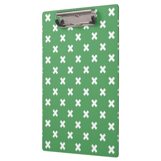 Porte-bloc Croix blanche sur le vert (Gauche)