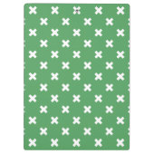 Porte-bloc Croix blanche sur le vert (Dos)