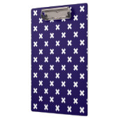 Porte-bloc Croix blanches sur bleu marine (Gauche)