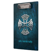 Porte-bloc Croix celtique personnalisée (Gauche)