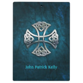 Porte-bloc Croix celtique personnalisée (Dos)