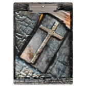 Porte-bloc Croix de protection (Devant)