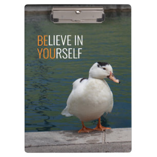 Porte-bloc Croyez en vous-même - SOYEZ UN Canard Inspirant