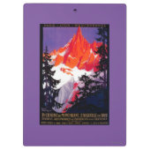 Porte-bloc Cru PosterEurope de Chaine De Mont Blanc de La (Dos)