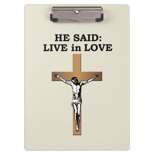 Porte-bloc Crucifix (Devant)
