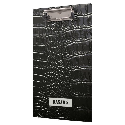 PORTE-BLOC CUIR CROCODILE (Gauche)