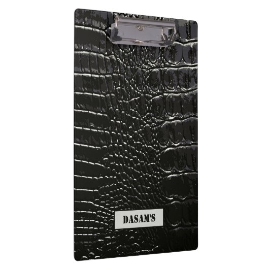 PORTE-BLOC CUIR CROCODILE (Swatch)