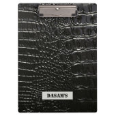 PORTE-BLOC CUIR CROCODILE (Devant)