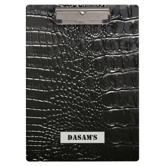 PORTE-BLOC CUIR CROCODILE (Devant)