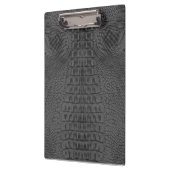 Porte-bloc Cuir de crocodile noir  (Gauche)