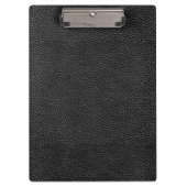 Porte-bloc Cuir noir de Faux (Devant)