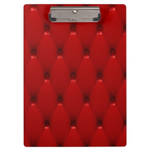 PORTE-BLOC CUIR ROUGE