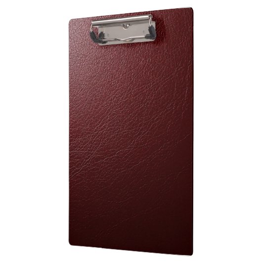 Porte-bloc Cuir rouge foncé texturé (Gauche)