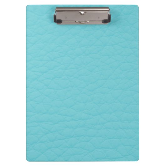Porte-bloc Cuir Turquoise rétro Turquoise Personnalisé (Devant)