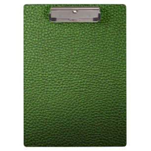 Porte-bloc Cuir vert