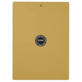 Porte-bloc Cuir violet profond, Or (Dos)