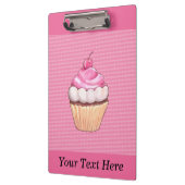 Porte-bloc Cupcake rose adorable avec Porte - bloc cerise (Gauche)
