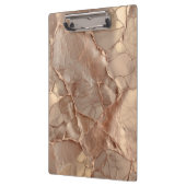 Porte-bloc Cupper Rose Cacked, Textures Métalliques (Gauche)