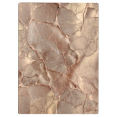 Porte-bloc Cupper Rose Cacked, Textures Métalliques (Dos)