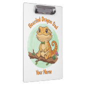 Porte-bloc Custom Bearded Dragon Dad Clipboard (Swatch)