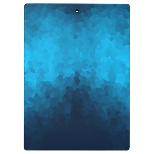 Porte-bloc Custom Blue Mosaic Geometric Pattern (Dos)