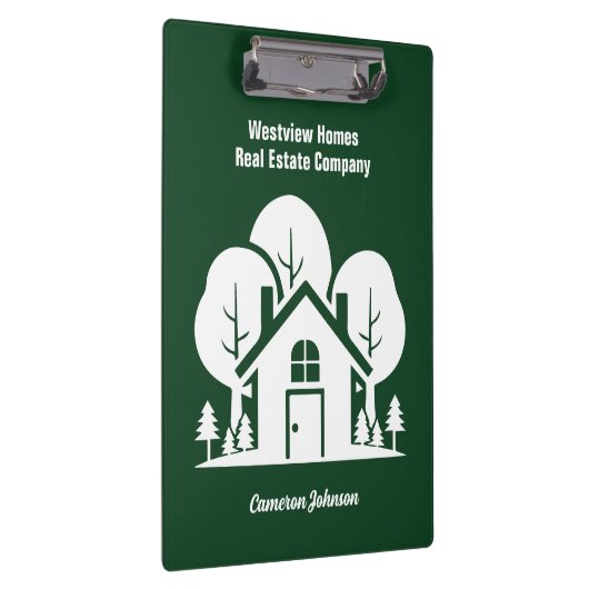 Porte-bloc Custom Green Forest House Real Estate Company (Swatch)