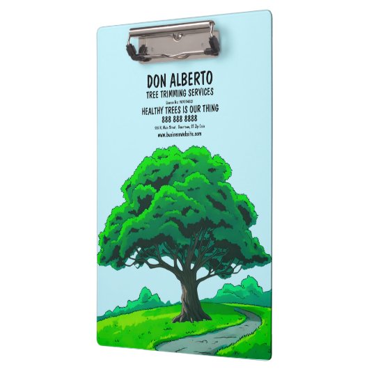 Porte-bloc Custom Oak Tree | Tree Trimming Service (Gauche)