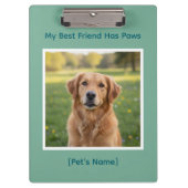 Porte-bloc Custom Pet Photo & Name, school & work (Devant)