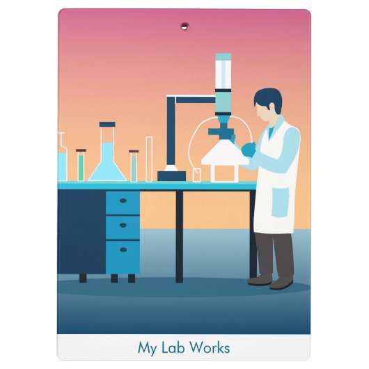 Porte-bloc Custom Science Lab Student  (Dos)