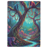 Porte-bloc Custom Text Magical Jungle Monkeys & Leopard (Dos)