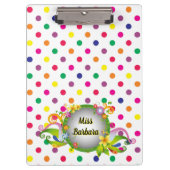 Porte-bloc Customize Colorful Dots (Devant)