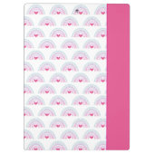 Porte-bloc Cut Pink Boho Rainbow Girly (Dos)