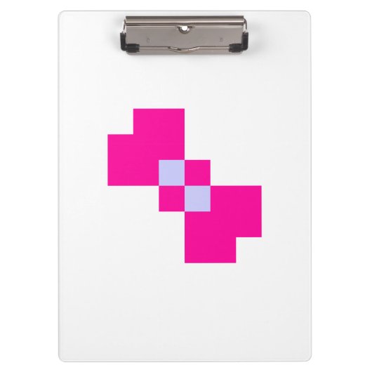 Porte-bloc Cute 8 bits Pixel Bow (Devant)