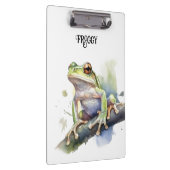 Porte-bloc Cute Aquarelle Arbre Frog, personnalisé (Swatch)