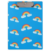 Porte-bloc Cute arc-en-ciel avec Motif nuages (Devant)