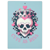 Porte-bloc Cute as Hell Crâne (Dos)