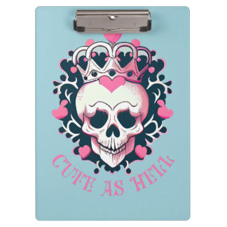 Porte-bloc Cute as Hell Crâne