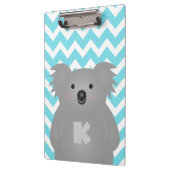 Porte-bloc Cute Australia Baby Koala Oear Monogramme (Gauche)