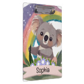 Porte-bloc Cute Baby Koala Rainbow Nom personnalisé (Swatch)