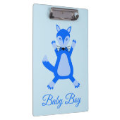 Porte-bloc Cute Blue Baby Boy Fox Custom (Swatch)