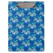 Porte-bloc Cute Blue Octopus Clipboard (Devant)