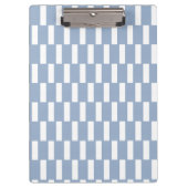 Porte-bloc Cute Blue & White Stripe Clipboard  (Devant)