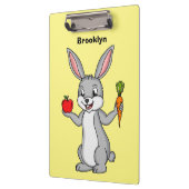Porte-bloc Cute bunny rabbit with vegetables (Gauche)