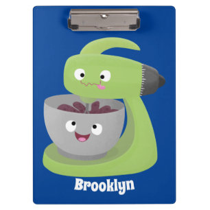 Porte-bloc Cute cake mixer cuisine appareil dessin animé