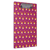 Porte-bloc Cute Cartoon Cat Seamless Pattern | Kawaii Orange  (Swatch)