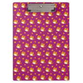 Porte-bloc Cute Cartoon Cat Seamless Pattern | Kawaii Orange  (Devant)