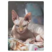 Porte-bloc Cute Chat Lounge sans fourrure (Dos)